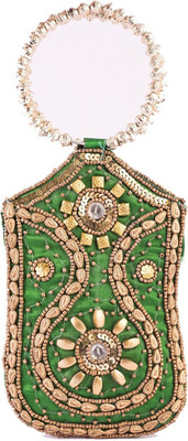 

Kleio Pouch Potli(Green)