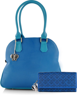 

Butterflies Hand-held Bag(Blue)