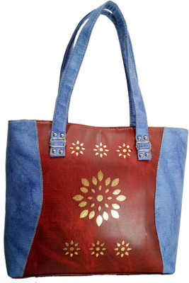 

Jovial Hand-held Bag(Red, Blue), Blue;red