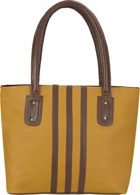 

Govind Hand-held Bag(Yellow, Brown), Brown;yellow