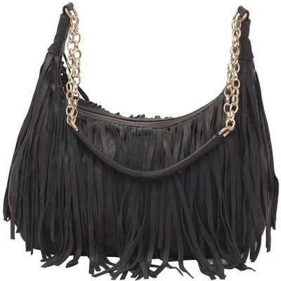 

Justanned Shoulder Bag(Black)