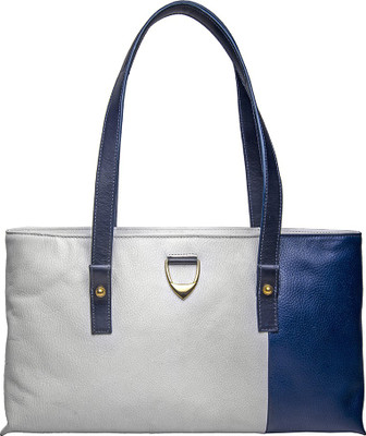 

Hidesign Shoulder Bag(White, Blue), Blue;white
