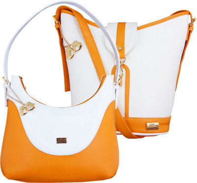 

Anglopanglo Shoulder Bag(Yellow, White), White;yellow