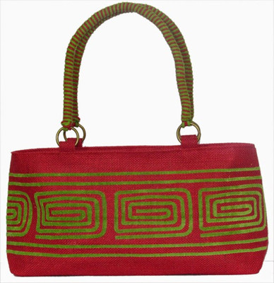 

Jute Tree Hand-held Bag(Red)