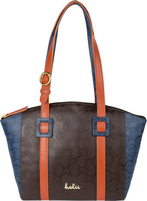 

Holii Tote(Brown, Blue), Blue;brown
