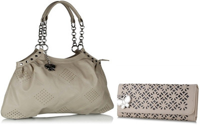 

Butterflies Hand-held Bag(Beige)