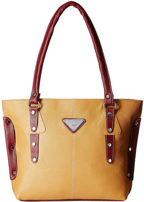 

Fantosy Hand-held Bag(Yellow, Brown), Brown;yellow