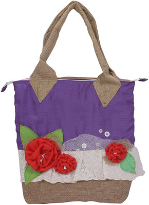 

Gentle Sunshine Tote(Purple, Khaki), Khaki;purple