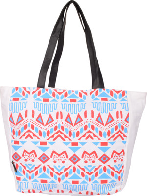 

Kanvas Katha Tote(White)