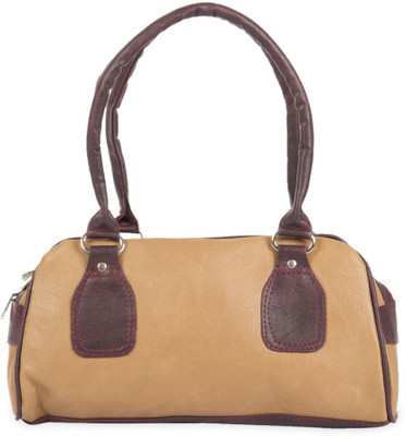 

Skyways Hand-held Bag(Maroon, Tan)