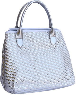 

Madeinmyindia Tote(Silver)
