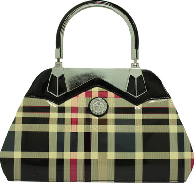 

Franclo Hand-held Bag(Black, Beige), Beige;black