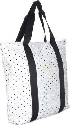 

Puma Hand-held Bag(White, Black), Black;white