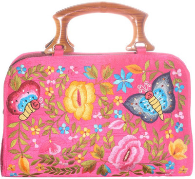 

Soulful Threads Hand-held Bag(Pink)