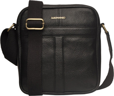 

Justanned Messenger Bag(Black)