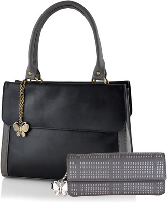 

Butterflies Hand-held Bag(Black)