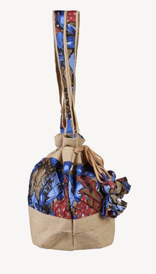 

Jute Tree Shoulder Bag(Beige, Blue)