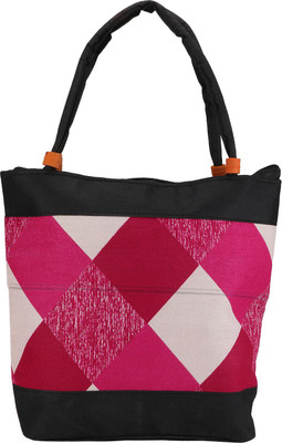 

Global Gifts Shoulder Bag(Pink, Black), Black;pink