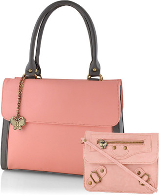

Butterflies Hand-held Bag(Pink)