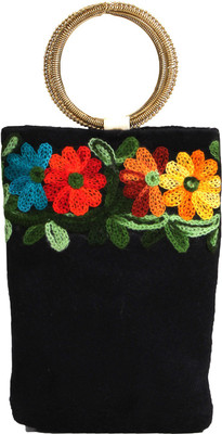 

Pretty Krafts Hand-held Bag(Black)