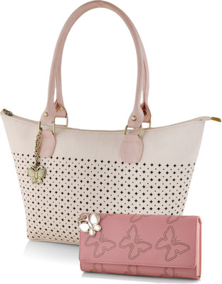 

Butterflies Hand-held Bag(Pink)