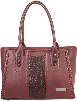

Louise Belgium Hand-held Bag(Maroon)