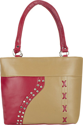 Govind Hand-held Bag(Yellow, Red), Red;yellow