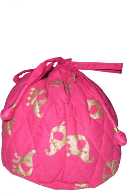 

Needlecrest Pouch Potli(Pink)