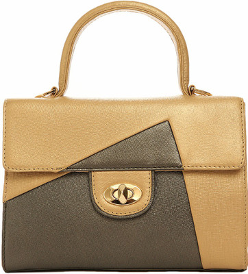 

Da Milano Hand-held Bag(Gold)