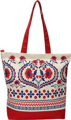 

Pickpocket Tote(White, Red), Red;white