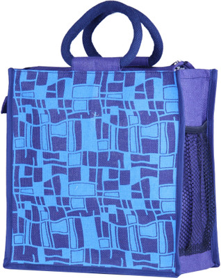 

Jute Tree Hand-held Bag(Blue)