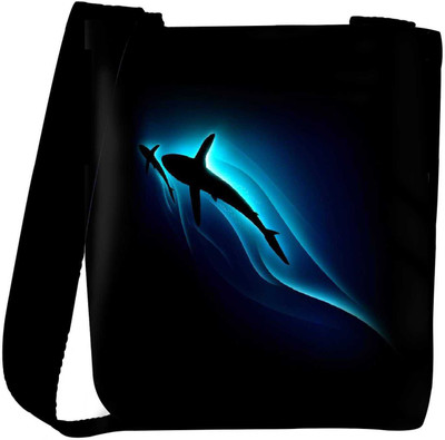 

Snoogg Sling Bag(Black, Blue)