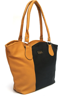 Alice Messenger Bag(Black, Tan)