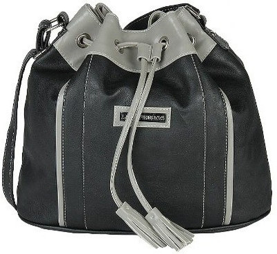 

Lino Perros Shoulder Bag(Black, Grey)