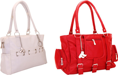 

Lady bar Hand-held Bag(White)