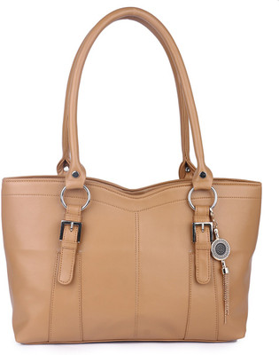

Women Marks Hand-held Bag(Beige)