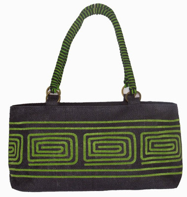 

Jute Tree Hand-held Bag(Blue)