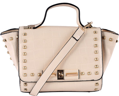 

The Blue Pink Hand-held Bag(Beige)