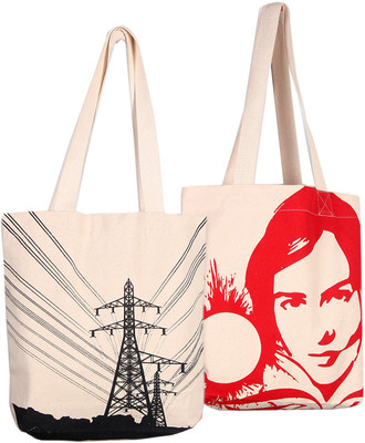 

Kanvas Katha Tote(Multicolor)