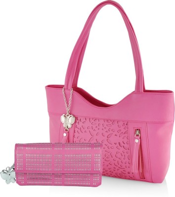 

Butterflies Hand-held Bag(Pink)