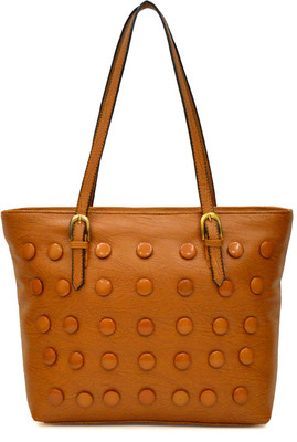 

AGINOS Hand-held Bag(Brown)