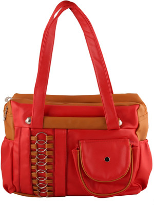 

Mystyle Retail Shoulder Bag(Red, Brown), Brown;red