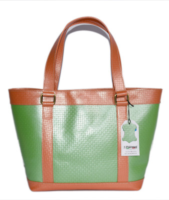 Pellezzari Hand-held Bag(Green, Orange)