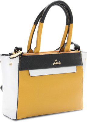 

Lavie Tote(Yellow, White), White;yellow