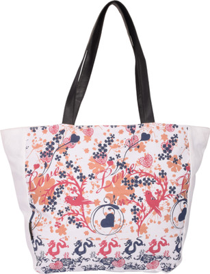 

Kanvas Katha Tote(White)