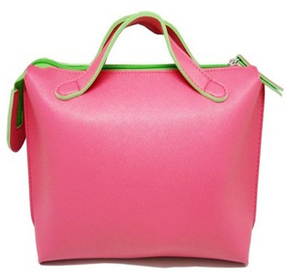 

Tuelip Hand-held Bag(Pink, Green), Green;pink
