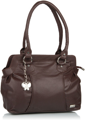 

Butterflies Hand-held Bag(Brown)