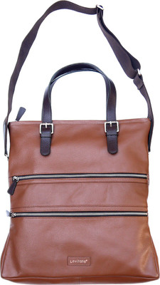 

Levitate Messenger Bag(Tan, Brown), Brown;tan