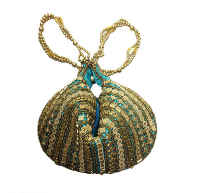 Home N Mee Pouch Potli(Blue)
