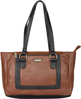 

Bern Shoulder Bag(Tan, Black), Black;tan